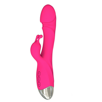 Close up of a Large Silicone G-spot Vibrator Dildo available at TheSugarBrush.com